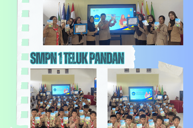 Merajut Kata, Menguatkan Literasi: Prestasi SMP Negeri 1 Teluk Pandan Bersama Nyalanesia