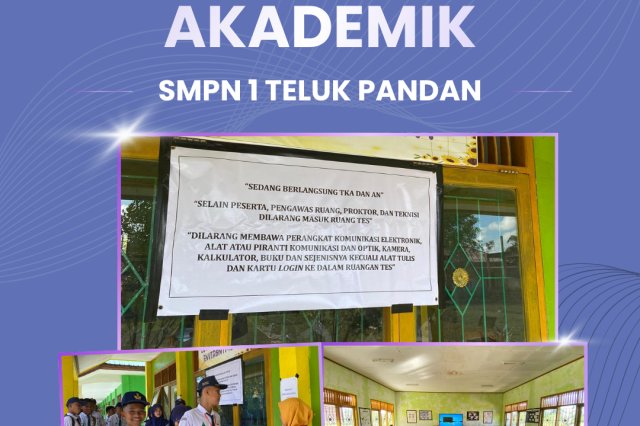 SMPN 1 Teluk Pandan Sukses Gelar Tes Kemampuan Akademik (TKA) Tahun 2026