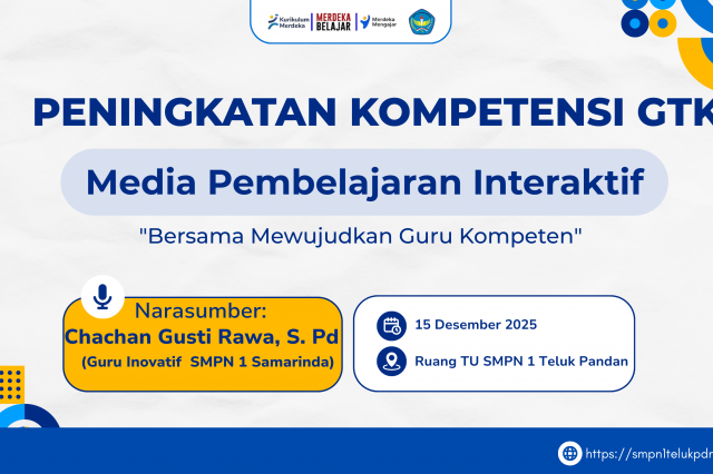 SMPN 1 Teluk Pandan Tingkatkan Kompetensi Guru melalui Pelatihan Media Pembelajaran Interaktif