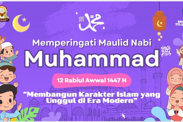 Membangun Karakter Islami yang Unggul di Era Modern, SMPN 1 Teluk Pandan Gelar Maulid Nabi SAW 1447 H