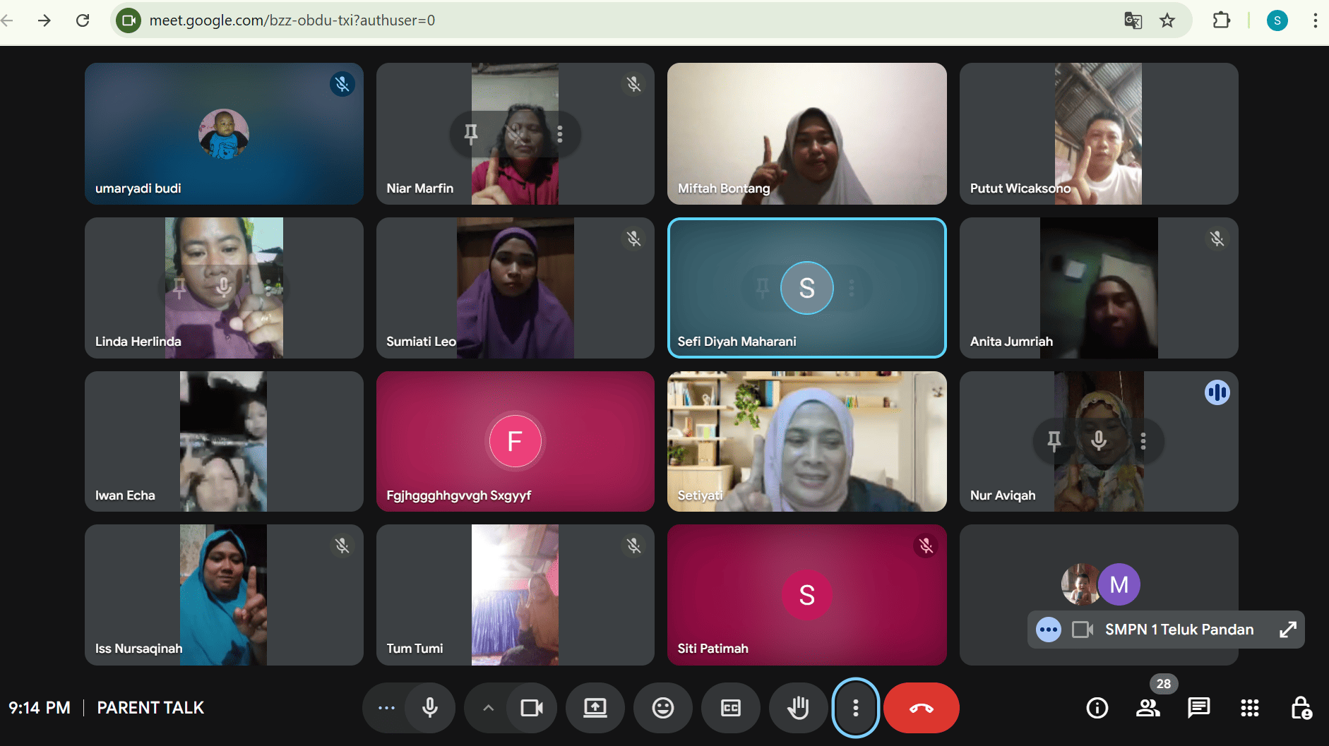 Dokumentasi Parent Talk